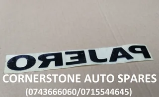 Mitsubishi Pajero Name Badge