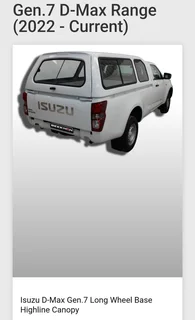 Beekman Isuzu Gen 7 Canopy