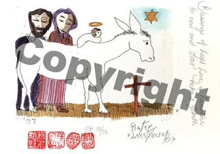 Pieter van der Westhuizen Etchings x3