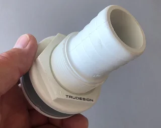 TruDesign thru hull skin fittings x2 - BRAND NEW