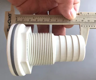 TruDesign thru hull skin fittings x2 - BRAND NEW