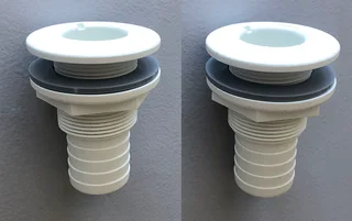 Trudesign Thru Hull Skin Fittings X2 - Brand New