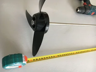 Battery-operated Drill Attachment Outboard Motor for Tender