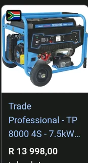Generator TP Professional TP8000 4S, 7.5kw.
