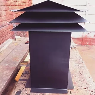 Turbo Cowls - Flues - Bends - Ashpans - Grids - Canopies - Gutters - Braai Stands - Adaptors