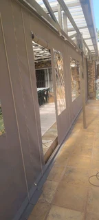 Canvas patio roller blinds and awnings