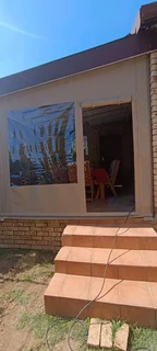 Canvas patio roller blinds and awnings