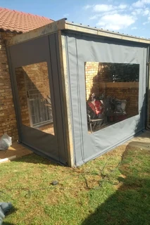 Canvas Patio roller blinds and Awnings