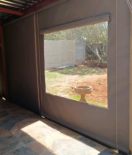 Patio roller blinds and Awnings