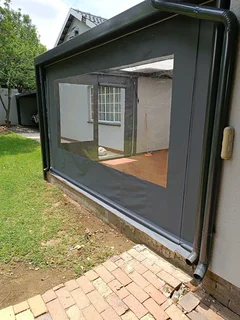 Patio canvas roller blinds and Awnings