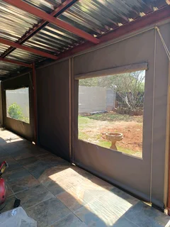 Patio Canvas roller blinds and Awnings
