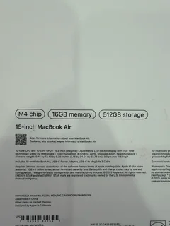 Sealed 2025 15” MacBook Air M4 Chip | 10C CPU | 10C GPU | 16GB Unified RAM | 512GB SSD | Midnight