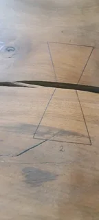 Live Edge Wooden Dining Table - R19 000