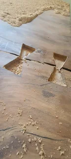 Live Edge Wooden Dining Table - R19 000