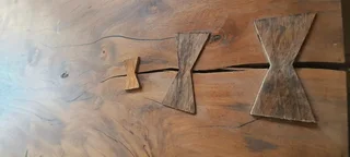 Live Edge Wooden Dining Table - R19 000