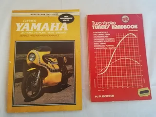 Yamaha Workshop Manual Two Stroke Twins. R650. Two Stroke Tuners Handbook By Gordon Jennings. R950.