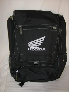 Honda logo'd backpack.