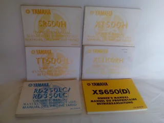 Classic  Yamaha  Motorcycle  Owner's  Manuals