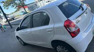 White Toyota Etios 2020 model