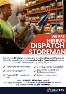 Dispatch Storeman