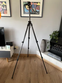 Manfrotto Carbon Fibre 3-Section Tripod with Manfrotto Light Duty Joystick Grip Ball Head