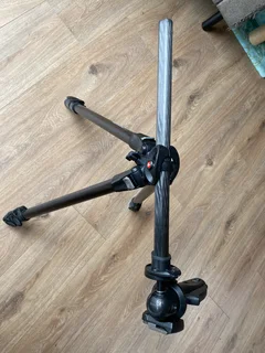 Manfrotto Carbon Fibre 3-Section Tripod with Manfrotto Light Duty Joystick Grip Ball Head