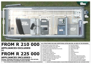 MOBILE HOME - 20 FOOT CONTAINER HOME