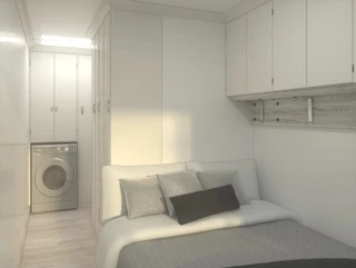 Bedroom With En-suite In 20' Container