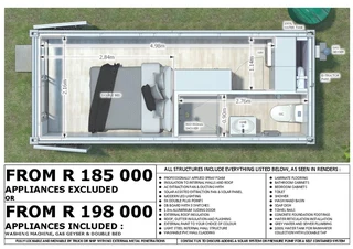 BEDROOM WITH EN-SUITE IN 20&#39; CONTAINER
