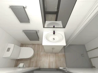 BEDROOM WITH EN-SUITE IN 20&#39; CONTAINER