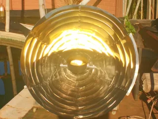 Solar Oven with lifetime outdoor use and storage warranty.