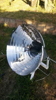 Solar Oven with lifetime outdoor use and storage warranty.