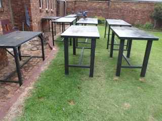 Work Benches solid steel.
