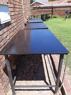 Work Benches solid steel.