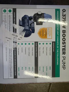 0,37 Jojo pump sealed in box never used