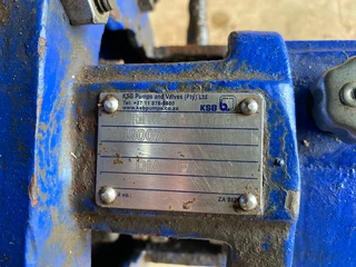 KSB CENTRIFUGAL PUMP &amp; MARATHON MOTOR