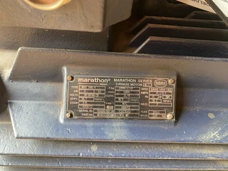 KSB CENTRIFUGAL PUMP &amp; MARATHON MOTOR