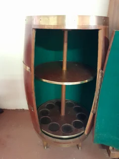 Vintage oak barrel to store liquor.