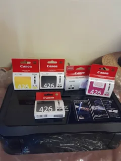 Cannon printer for free (toner leaked out) and ink cartridges