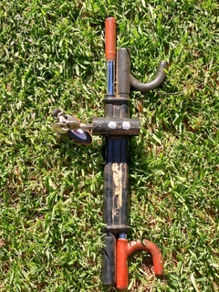 Double Rod Steering Wheel Lock with 2 keys