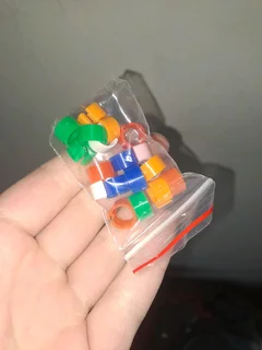 Pigeon rings 10mm clip on