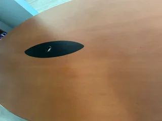 Board room table and chairs