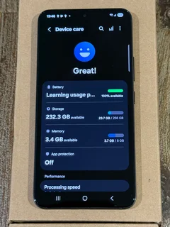 SAMSUNG GALAXY S22 5G, 256 GB, BLACK, IMMACULATE, CHARGER