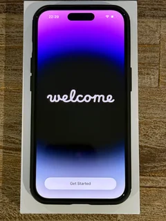 Iphone 14 Pro, 128 Gb, Deep Purple, A2890, Excellent Condition, Charger, Ios 26.1, Cover And Box