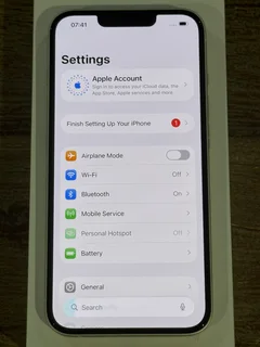 IPHONE 13, 128 GB, STARLIGHT, A2633, EXCELLENT CONDITION, CHARGER, iOS 26.1, BOX, BARGAIN, WARRANTY