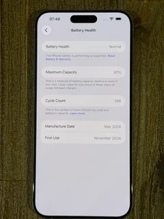 IPHONE 15 PRO MAX, 256 GB, WHITE TITANIUM, A3106, IMMACULATE, COVER, CHARGER, iOS 26.1, BARGAIN