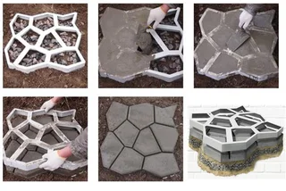 DIY, Large, Paving Mold, November special, Stencils, Paving