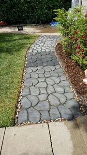 DIY, Large, Paving Mold, November special, Stencils, Paving,  Model C