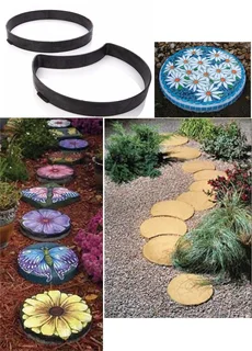 DIY, Path, Paving Mold, November special, Stencils, Paving, O-Shape