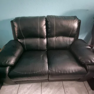 1 x 2 seater leatherette sofa  excellent condition URGENT URGENT SALE